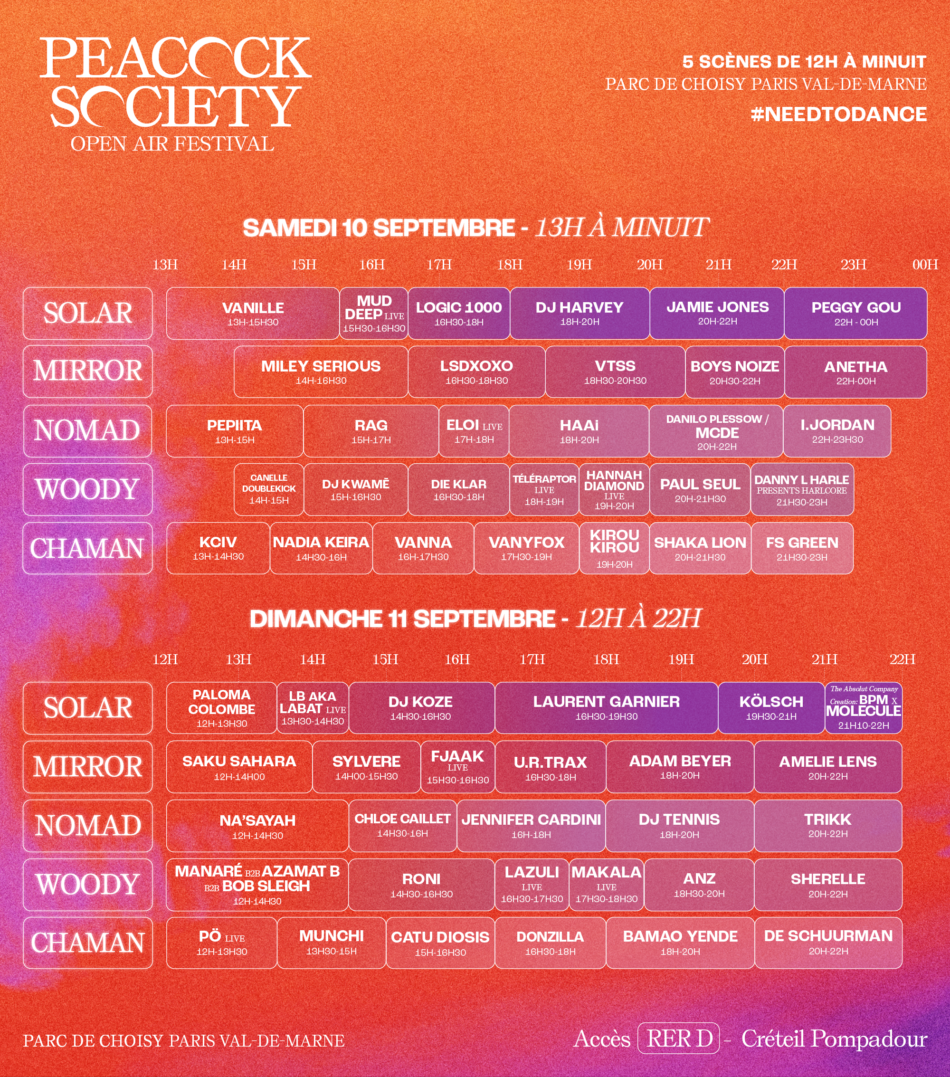 Infos pratiques — Peacock Society Festival